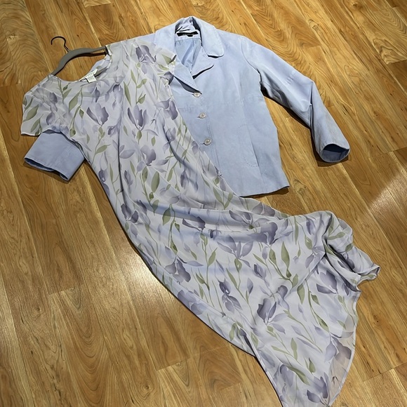 Jones New York faux suede lilac blazer size M - Picture 9 of 12